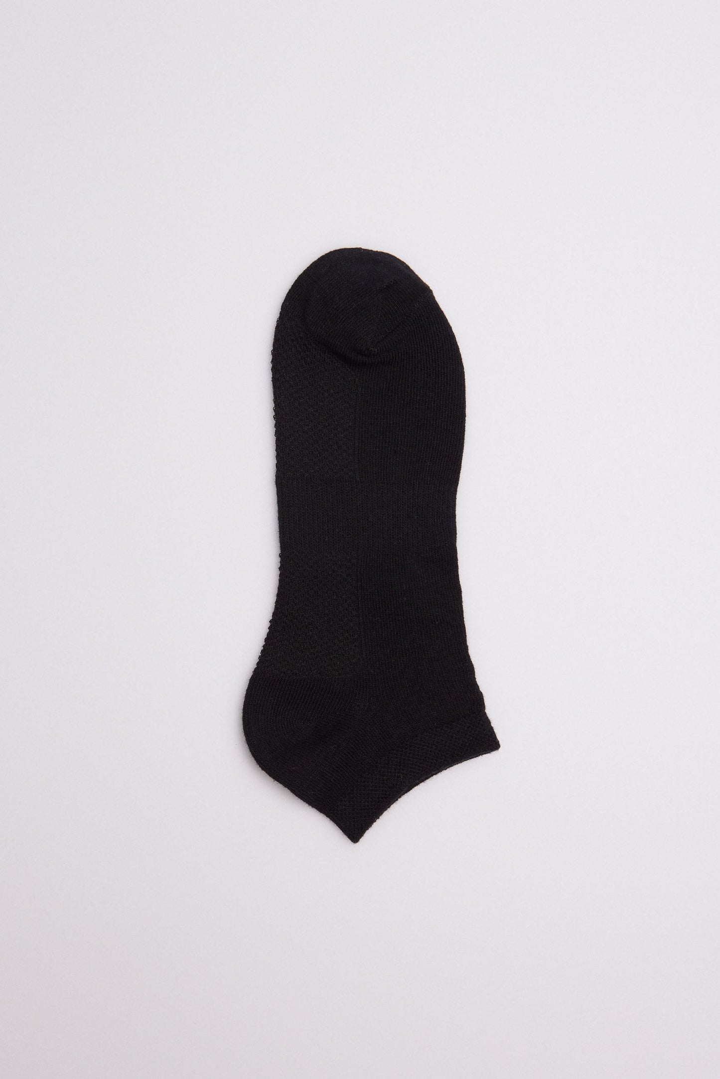 12745 1 calcetin invisible transpirable - Negro