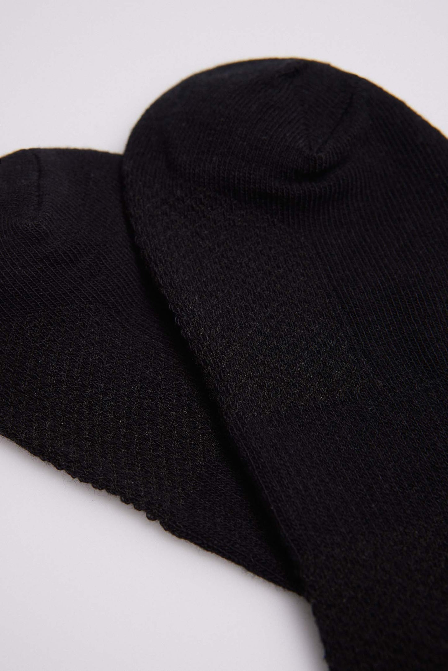 12745 3 calcetin invisible transpirable - Negro