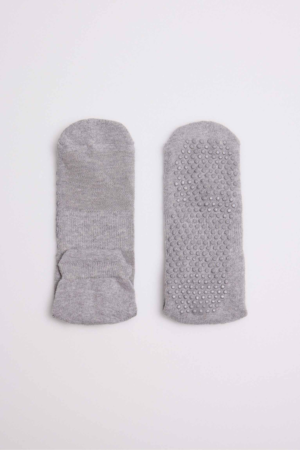 17392 2 calcetin yoga antideslizante - Gris