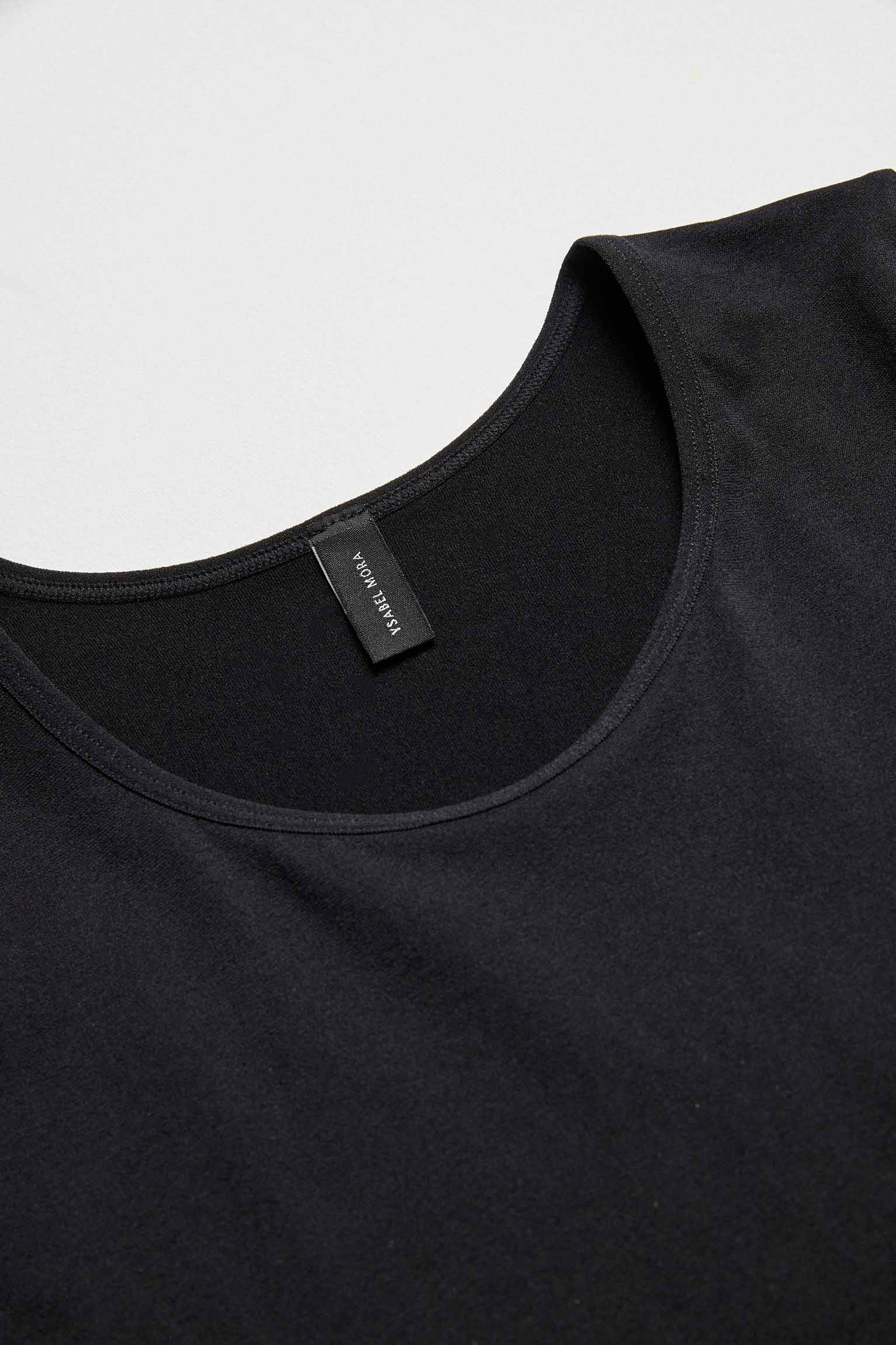 19106 1 camiseta interior manga larga - Negro
