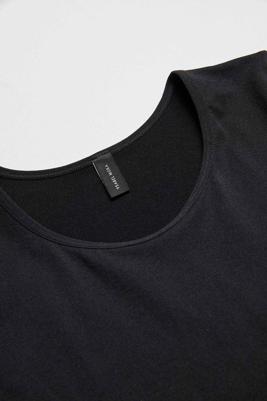 19106 1 camiseta interior manga larga - Negro