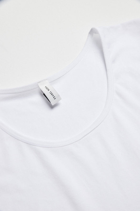 19106 1 camiseta interior manga larga mujer - Blanco