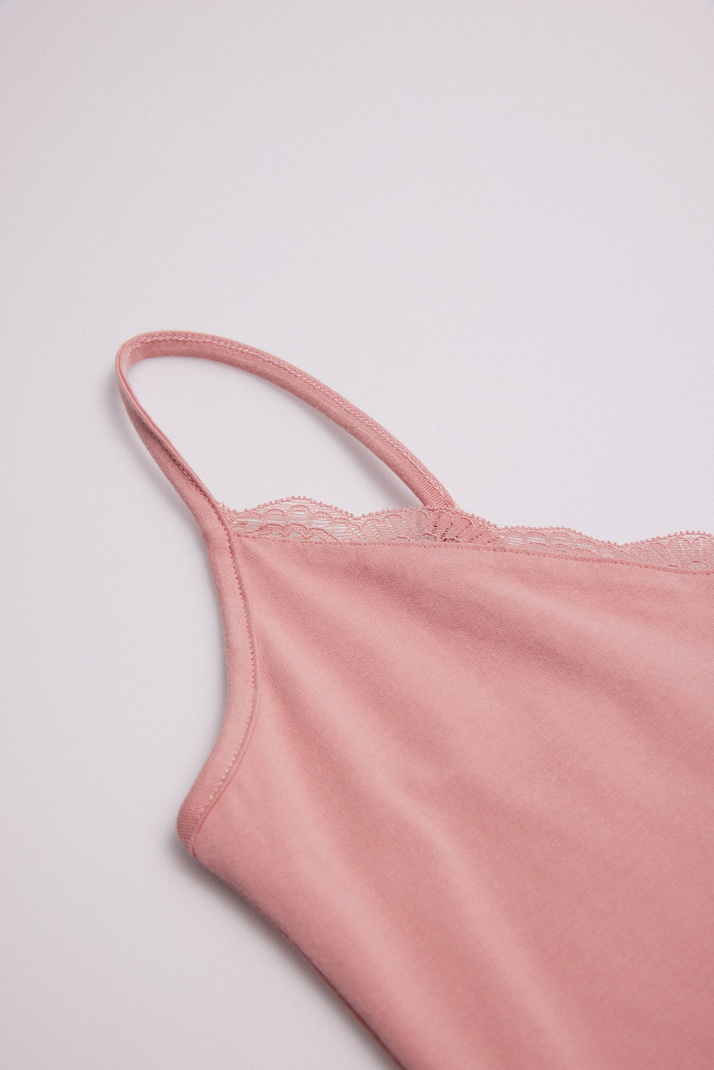 19687 1 camiseta interior lencera tirantes - Rosa